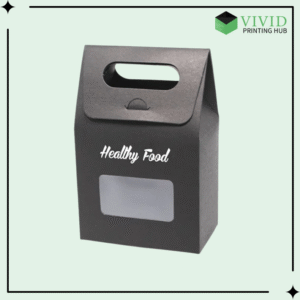 Black Kraft Boxes - Vivid Printing Hub