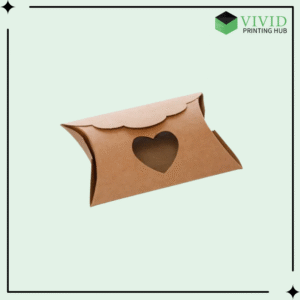 Brown Pillow Window Boxes - Vivid Printing Hub