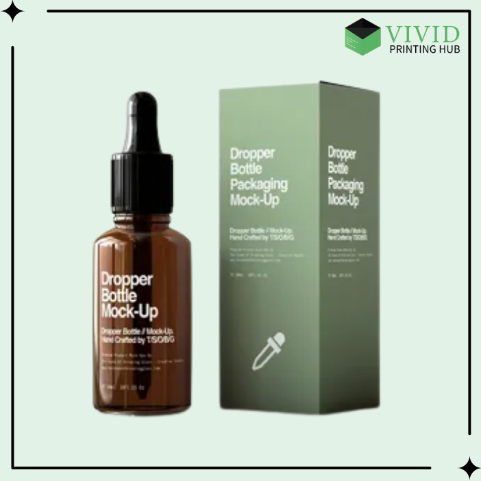 CBD Dropper Bottle Boxes - Vivid Printing Hub