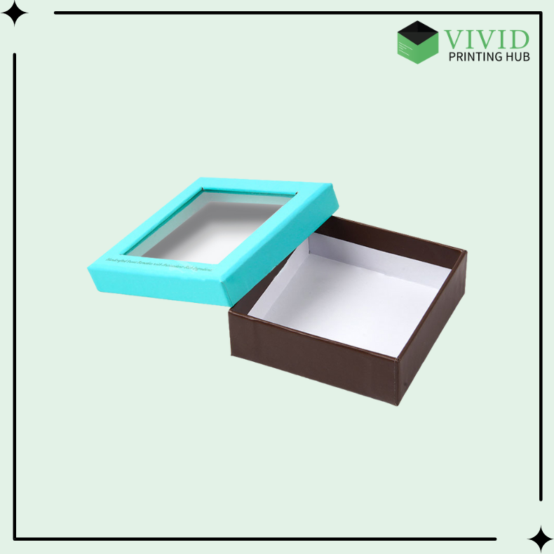 Cardboard Box with Window Lid - Vivid Printing Hub