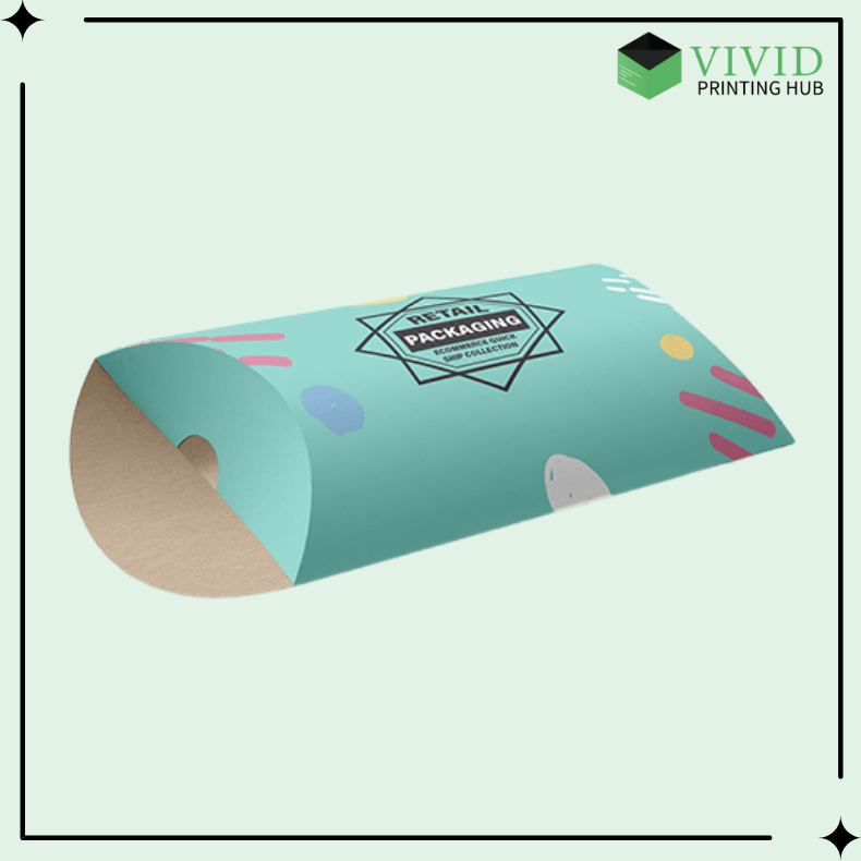 Custom Apparel Pillow Boxes - Vivid Printing Hub