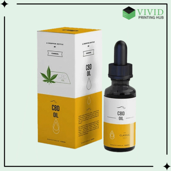 Custom CBD Tincture Boxes - Vivid Printing Hub