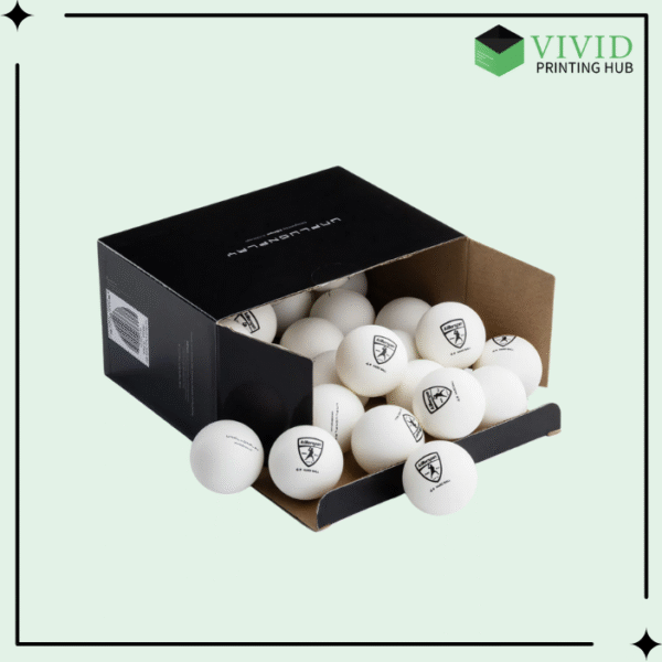 Custom Ping Pong Boxes - Vivid Printing Hub