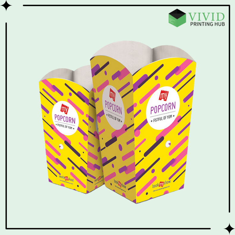 Custom Popcorn Boxes - Vivid Printing Hub