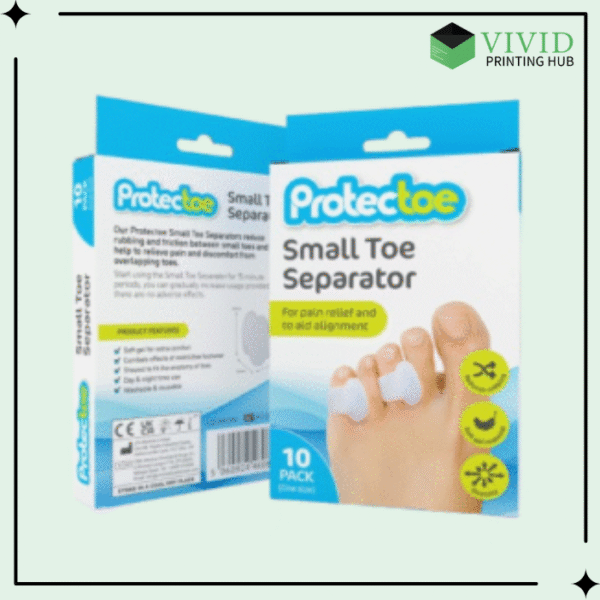 Custom Toe Spacer Boxes - Vivid Printing Hub