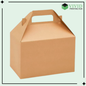 Kraft Gable Boxes - Vivid Printing Hub