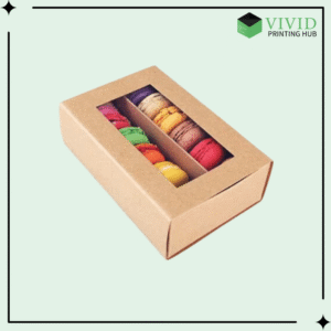 Kraft Macaron Boxes - Vivid Printing Hub