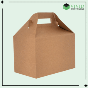 Kraft Paper Gable Box - Vivid Printing Hub