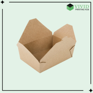 Kraft Take Out Boxes - Vivid Printing Hub