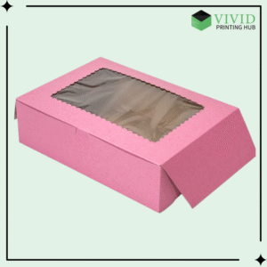 Standard Pink Cake & Pastry Boxes - Vivid Printing Hub