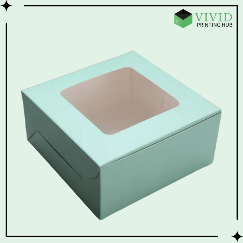 Window Cake Boxes - Vivid Printing Hub