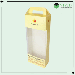 Yellow Candle Carrier with Window- Vivid Printing Hub