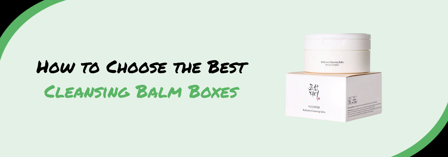Cleansing Balm Boxes