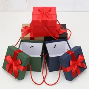 a group of High-Quality Custom Boxes with bows