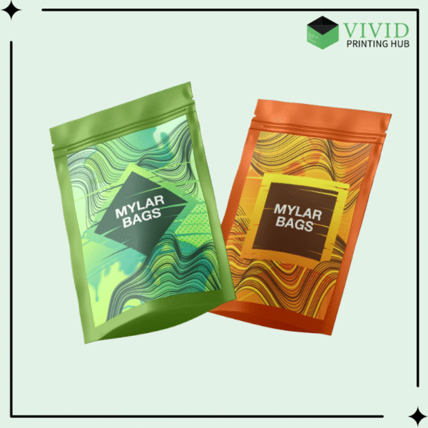 Custom Mylar Bags - Vivid Printing Hub