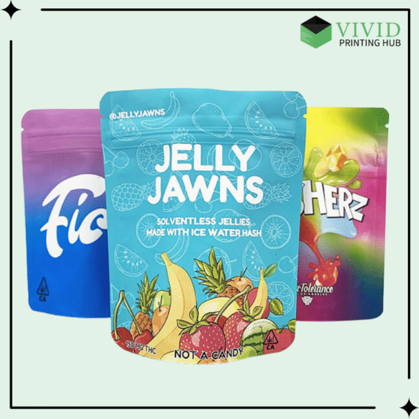 Custom Mylar Bags - Vivid Printing Hub